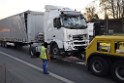 VU LKW A 4 Rich Aachen hinter Rodenkirchener Bruecke P40